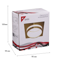 Встраиваемый светильник Reluce 53025-9.0-001LD GX53 GD