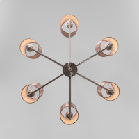 Подвесная люстра Eurosvet Soffio 60134/6 никель