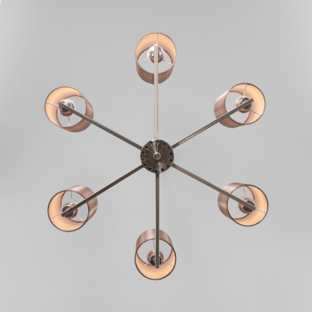 Подвесная люстра Eurosvet Soffio 60134/6 никель