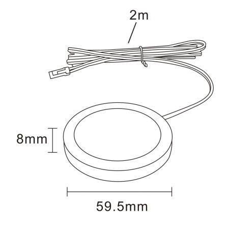 Накладной мебельный светильник Lightstar Mobiled 036230
