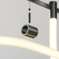 Потолочный коннектор с тросовым подвесом Maytoni Technical Tau TRA154CSW-1B