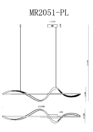 Подвесной светильник MyFar Marry MR2051-PL