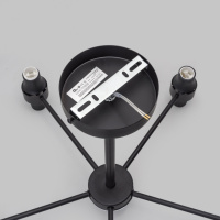 Люстра на штанге IMEX MD.51913-10-S-BK+CH