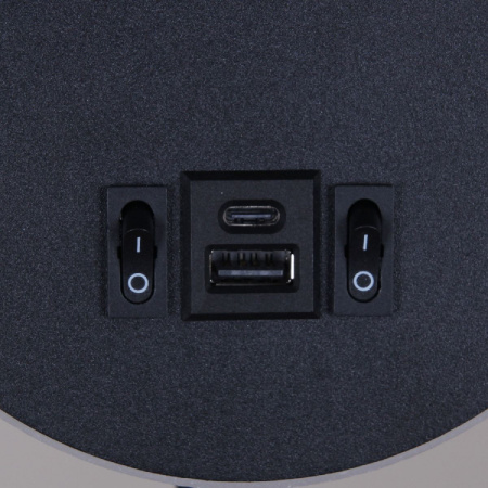 Спот Reluce 86203-9.2-001KT LED12W+USB BK