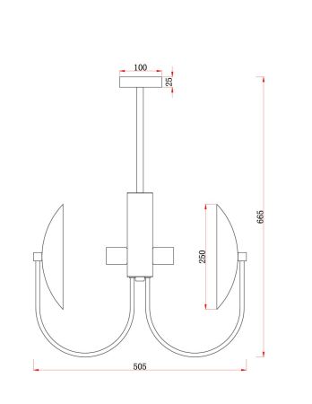 Потолочный светильник Freya Ellipse FR5320PL-04B