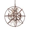 Подвесная люстра LOFT IT Foucaults orb crystal Loft1897/6