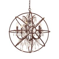 Подвесная люстра LOFT IT Foucaults orb crystal Loft1897/6
