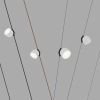 Трековый однофазный светильник Denkirs Belty spot DK5642-WH+BK