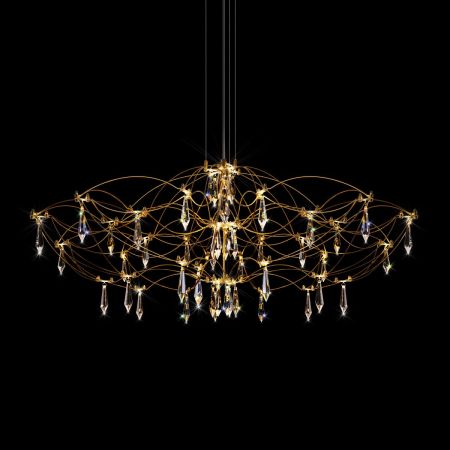 Подвесная люстра Loft IT Mira 10586/900 Gold Asfour