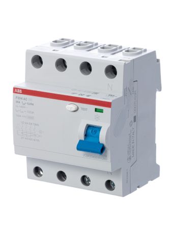 УЗО ABB F204 4P 25A 30mA AC