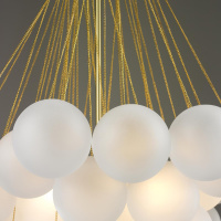 Подвесная люстра iLamp Globe 10099P/3-D800 GL-WH