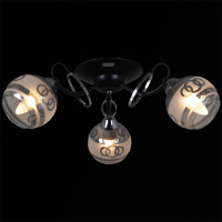 Потолочная люстра Reluce 22115-0.3-03 BK+CH