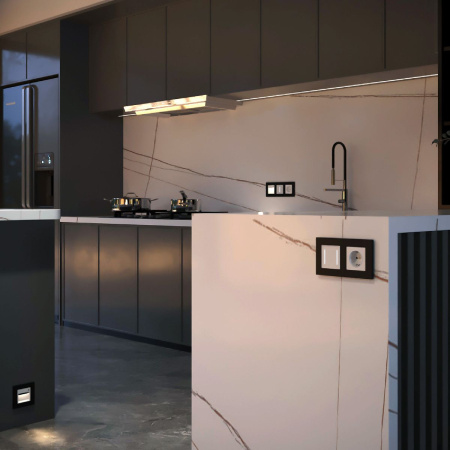 Умный сенсорный выключатель двухклавишный Werkel 4690389197949 W4523001 a064140