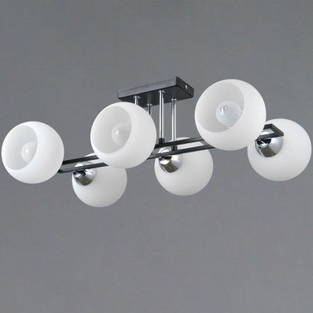 Потолочная люстра Illumico IL0791-6CSQ-25 BK CR TRENTO