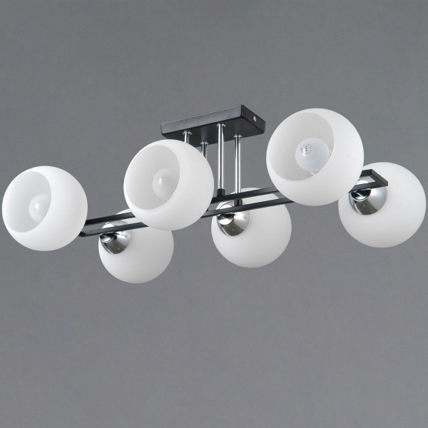 Потолочная люстра Illumico IL0791-6CSQ-25 BK CR TRENTO