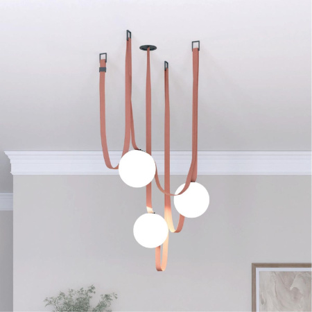 Трековый однофазный светильник Denkirs Belty Orb DK5551-BK