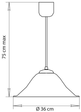 Подвесной светильник Arte Lamp Cucina A4020SP-1WH