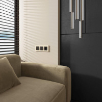 Рамка на 3 поста Slab (айвори матовый) W0032962 Werkel