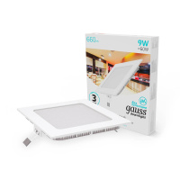 Светодиодный светильник Gauss 940111209 ультратонкий IP20 9W 4100K