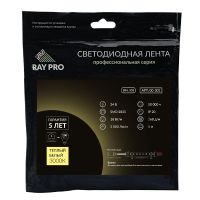 Светодиодная лента Apeyron 24В ПРО 18Вт/м smd2835 168д/м IP20 2000Лм/м 5м 3000К 00-301