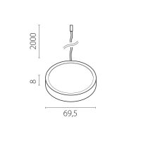 Комплект со светильником Lightstar Mobiled 12V 15W 975LM 036340-5 (036340-5+412036+036010)