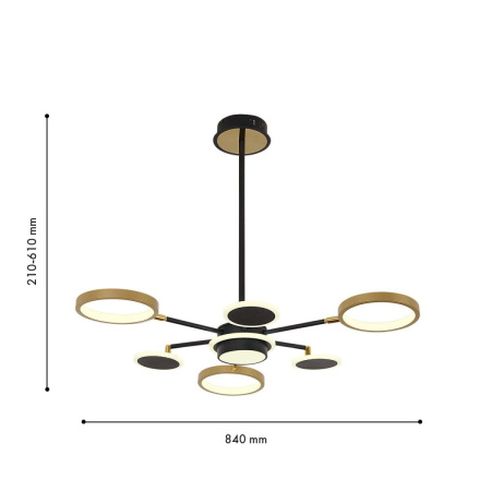 Подвесная люстра F-Promo Hybrid 4687-7P