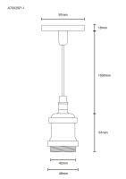Подвесной светильник Arte Lamp Electra A7002SP-1CC