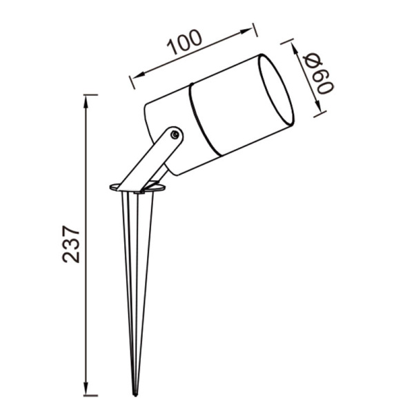 Ландшафтный светильник Mantra Quebec 9288