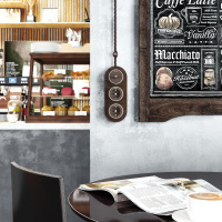 Выключатель на 4 положения двухклавишный (мокко матовый/хром) W5822052 Werkel