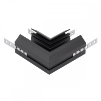 Угловой соединитель для шинопровода и закладного профиля для натяжного потолка AM Group AM540 BK SMART