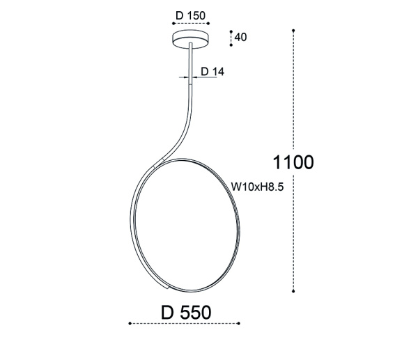 Подвесная люстра Italline IT013-6025 white 3000K