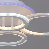 Потолочная люстра Reluce 09820-3.3-2+2A WH (RGB)