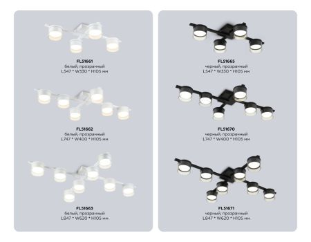 Потолочный светильник Ambrella Light Comfort FL51661