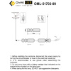 Подвесная люстра Omnilux Gavignano OML-51703-09