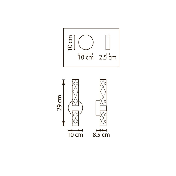 Бра Lightstar Acrile 737652