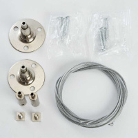 Соединитель для трековых светильников (комплект подвесов для шинопровода, 2шт) Feron CAB1002 10326