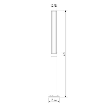 Ландшафтный светильник Elektrostandard Peak 35196/F черный 4690389218897 a071902