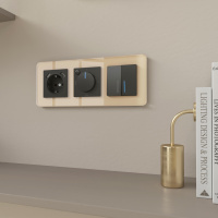 Рамка Werkel Elite на 3 поста айвори W0042443