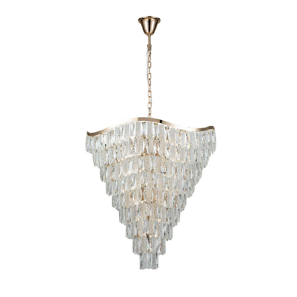 Подвесная люстра Indigo Ambra 12030/13P Gold V000395
