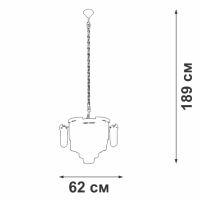 Подвесная люстра Vitaluce V58370-8/13