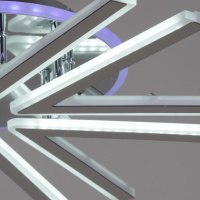 Потолочная люстра Reluce 09824-3.3-06C CR (RGB)