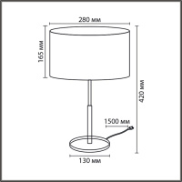 Настольная лампа Lumion Classi Irisa 8358/1T