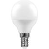 Лампа светодиодная Feron E14 7W 6400K Шар Матовая LB-95 25480