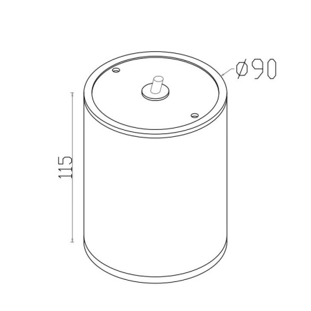 Уличный светодиодный светильник Maytoni Bar O306CL-L7GF