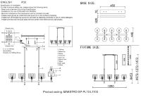 Подвесная люстра Crystal Lux Maestro SP-PL10 L1100 Chrome