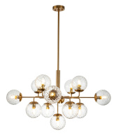 Люстра на штанге Indigo Cocoon 11008/13P Brass V000121