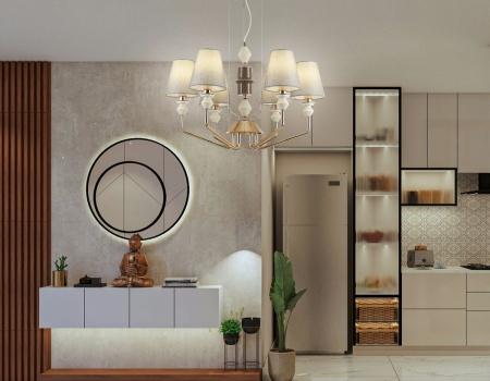 Подвесная люстра Ambrella Light High Light Ceramo Classic LH75401