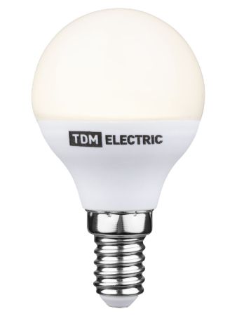 Лампа светодиодная диммируемая TDM Electric Е14 6W 4000K прозрачная SQ0340-0200