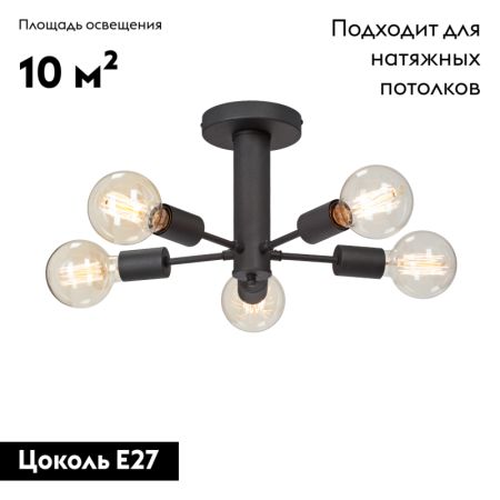 Потолочная люстра Vitaluce V3953-1/5PL