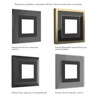 Встраиваемая LED подсветка Werkel черный WL08-BL-03-LED